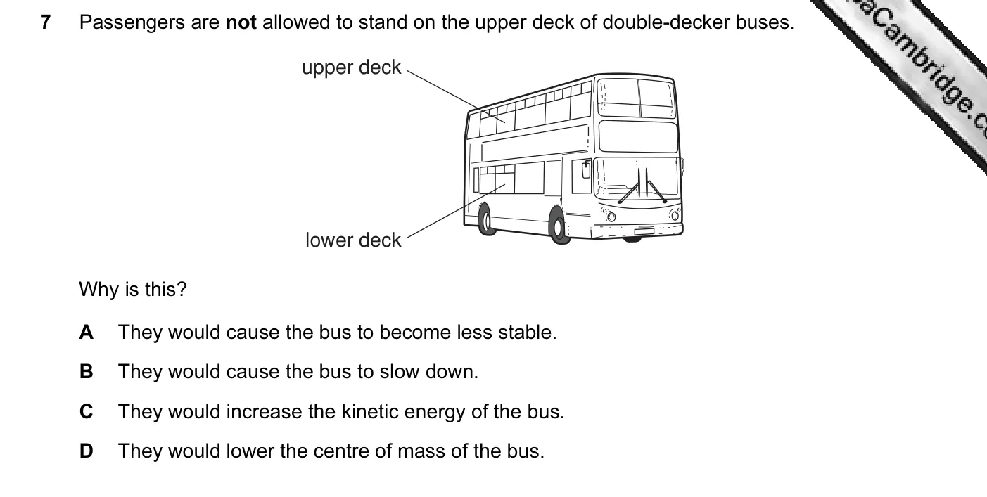 Question 7, June 2012, 0625 Paper 11
