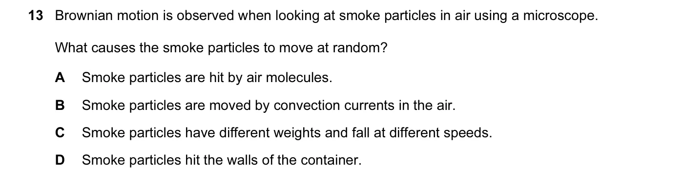 Question 13, June 2012, 0625 Paper 11