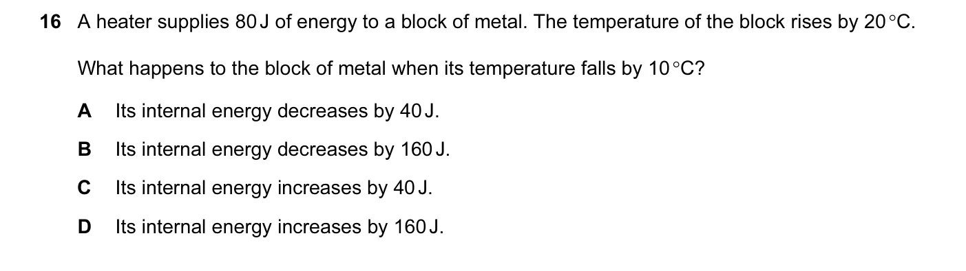Question 16, June 2012, 0625 Paper 11