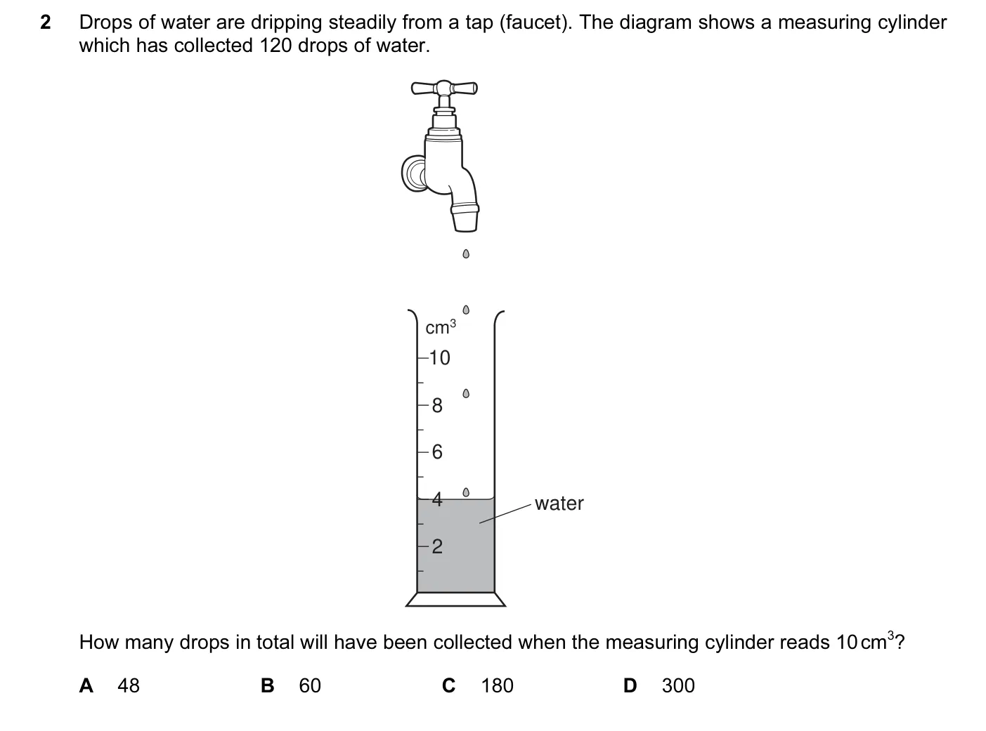 Question 2, June 2012, 0625 Paper 12