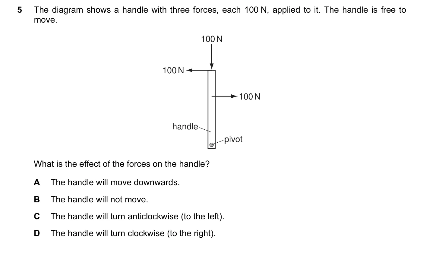 Question 5, June 2012, 0625 Paper 13