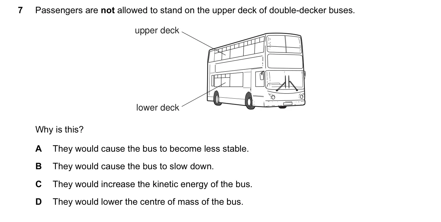 Question 7, June 2012, 0625 Paper 13