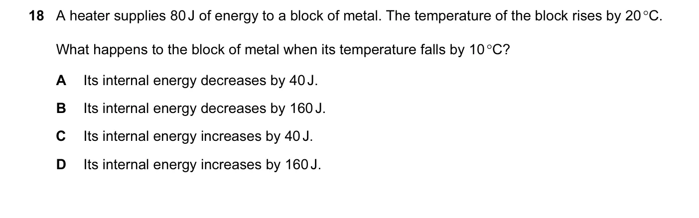 Question 18, June 2012, 0625 Paper 13