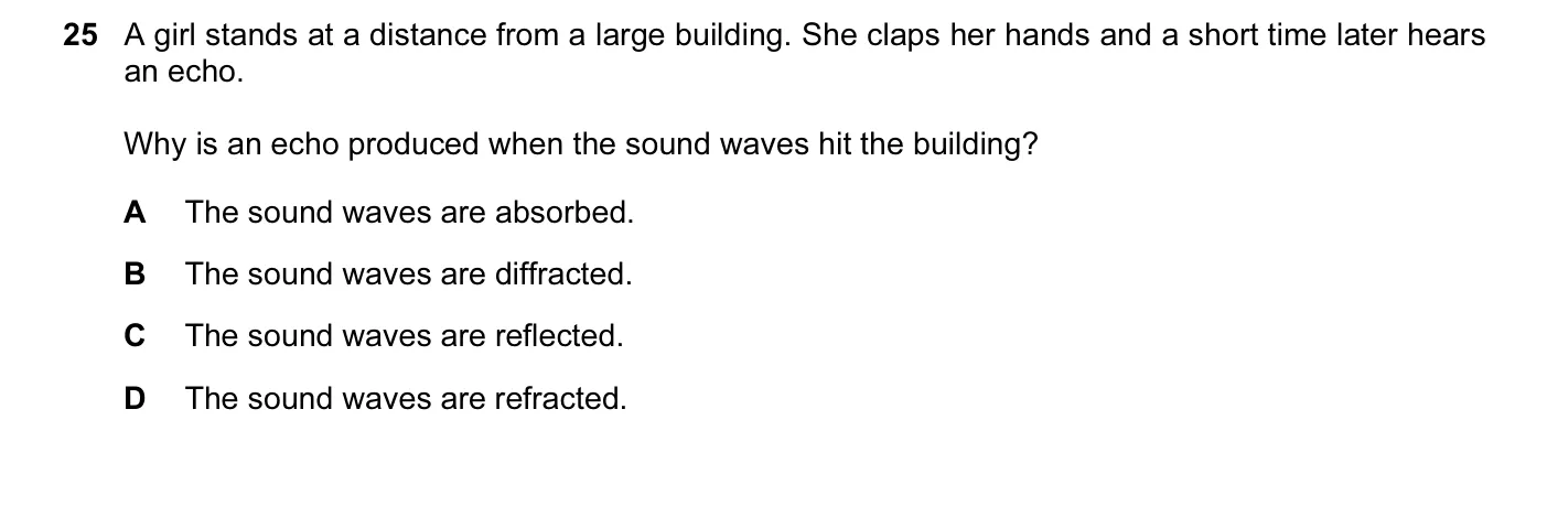 Question 25, June 2012, 0625 Paper 13