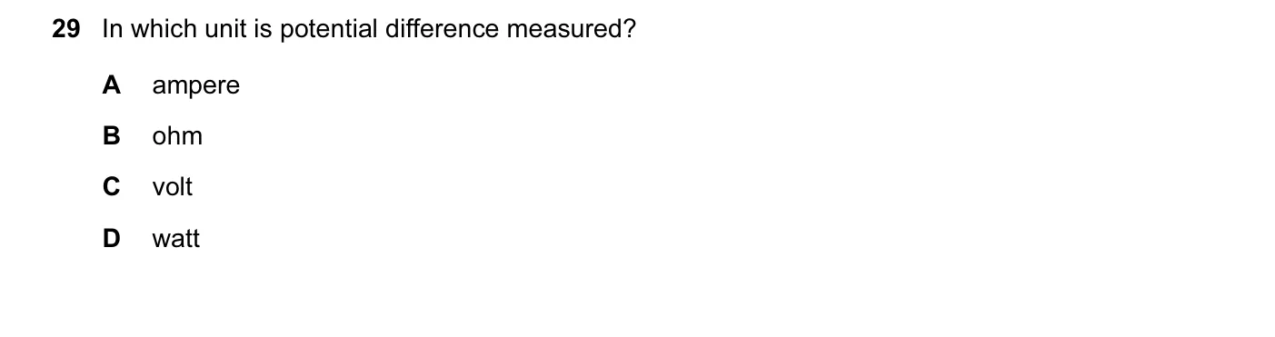 Question 29, June 2012, 0625 Paper 13