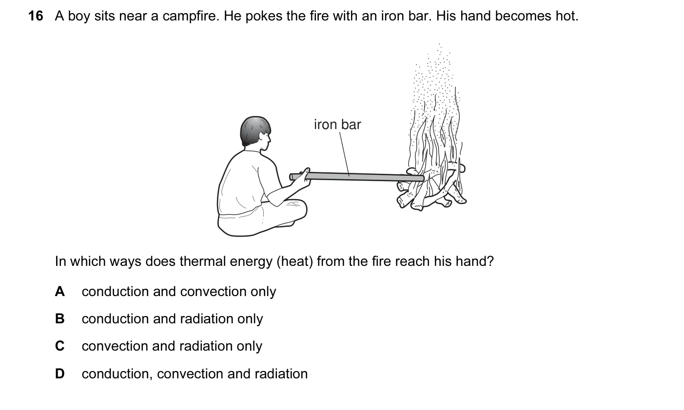 Question 16, November 2012, 0625 Paper 12