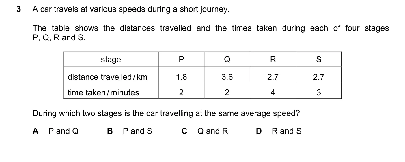 Question 3, June 2013, 0625 Paper 11