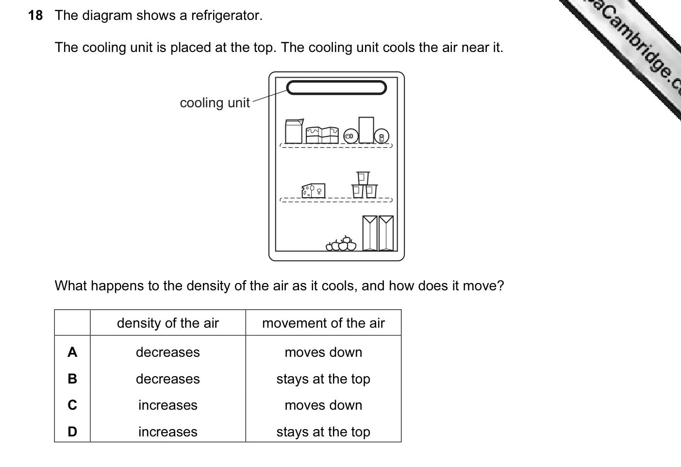 Question 18, June 2013, 0625 Paper 11