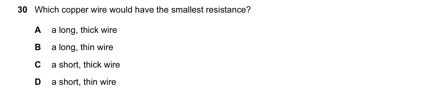 Question 30, June 2013, 0625 Paper 11