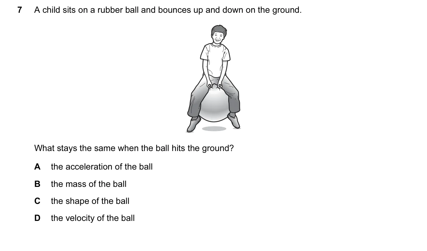 Question 7, June 2013, 0625 Paper 12