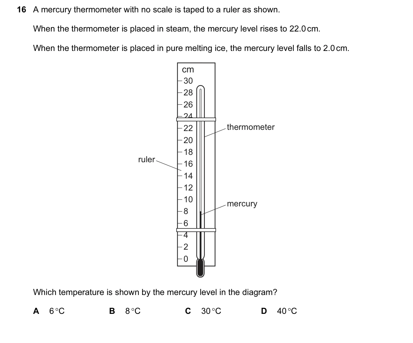 Question 16, June 2013, 0625 Paper 12