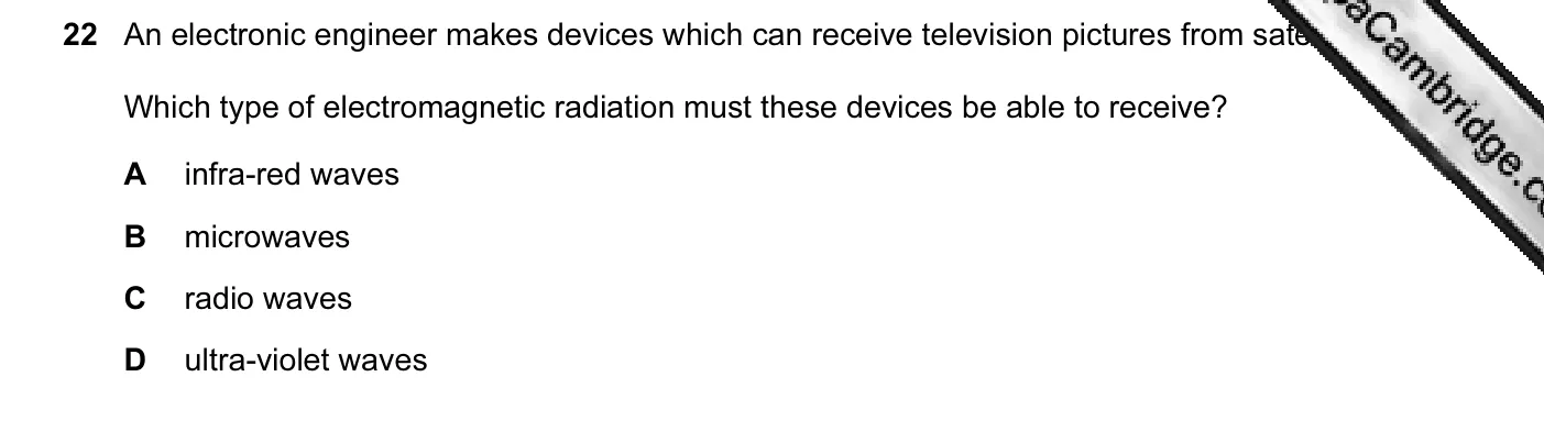 Question 22, June 2013, 0625 Paper 12
