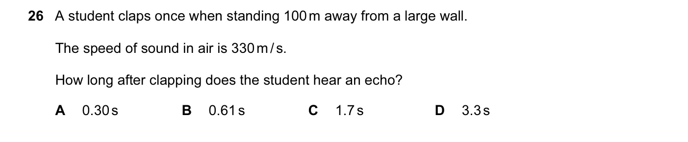 Question 26, June 2013, 0625 Paper 13