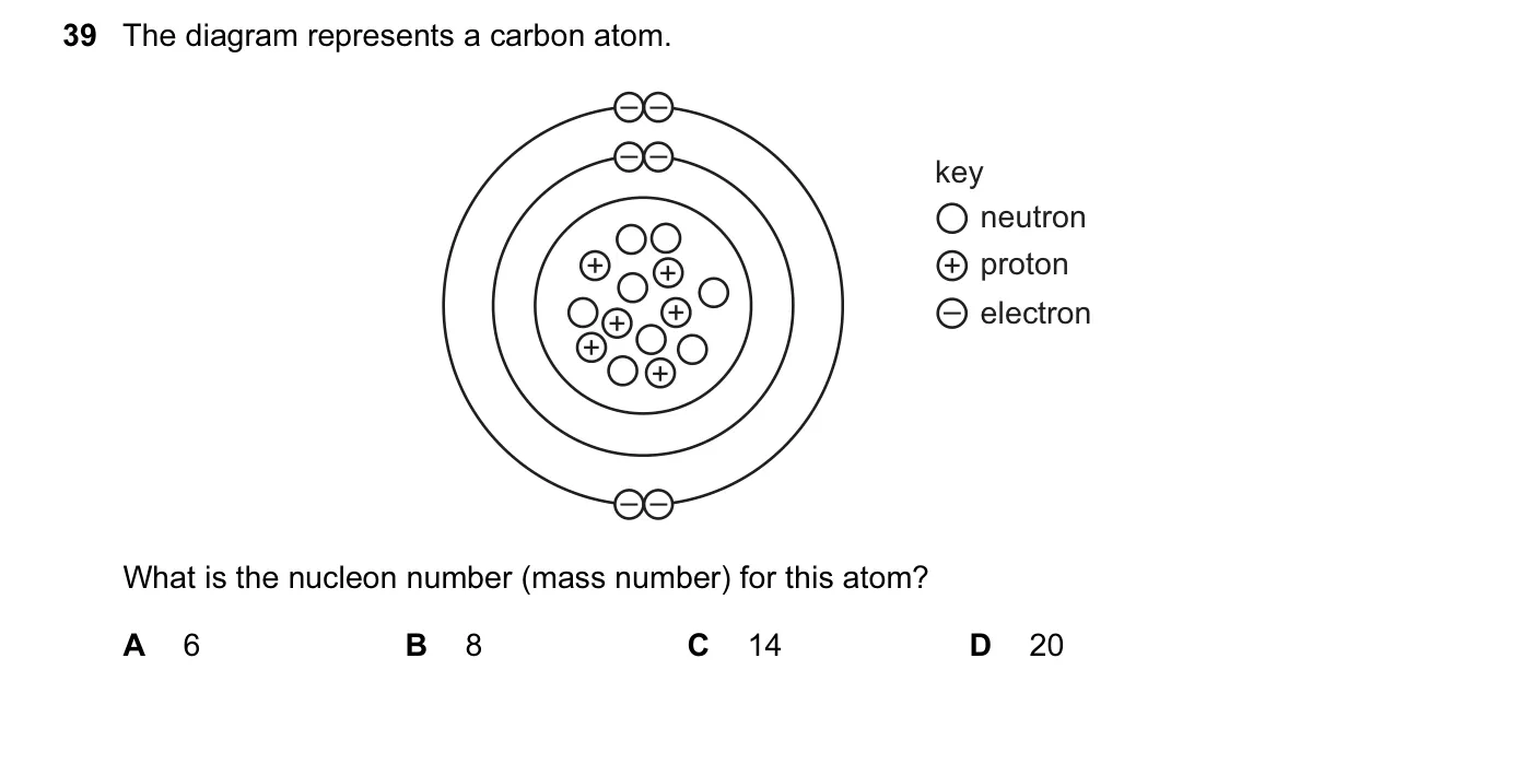 Question 39, June 2013, 0625 Paper 13