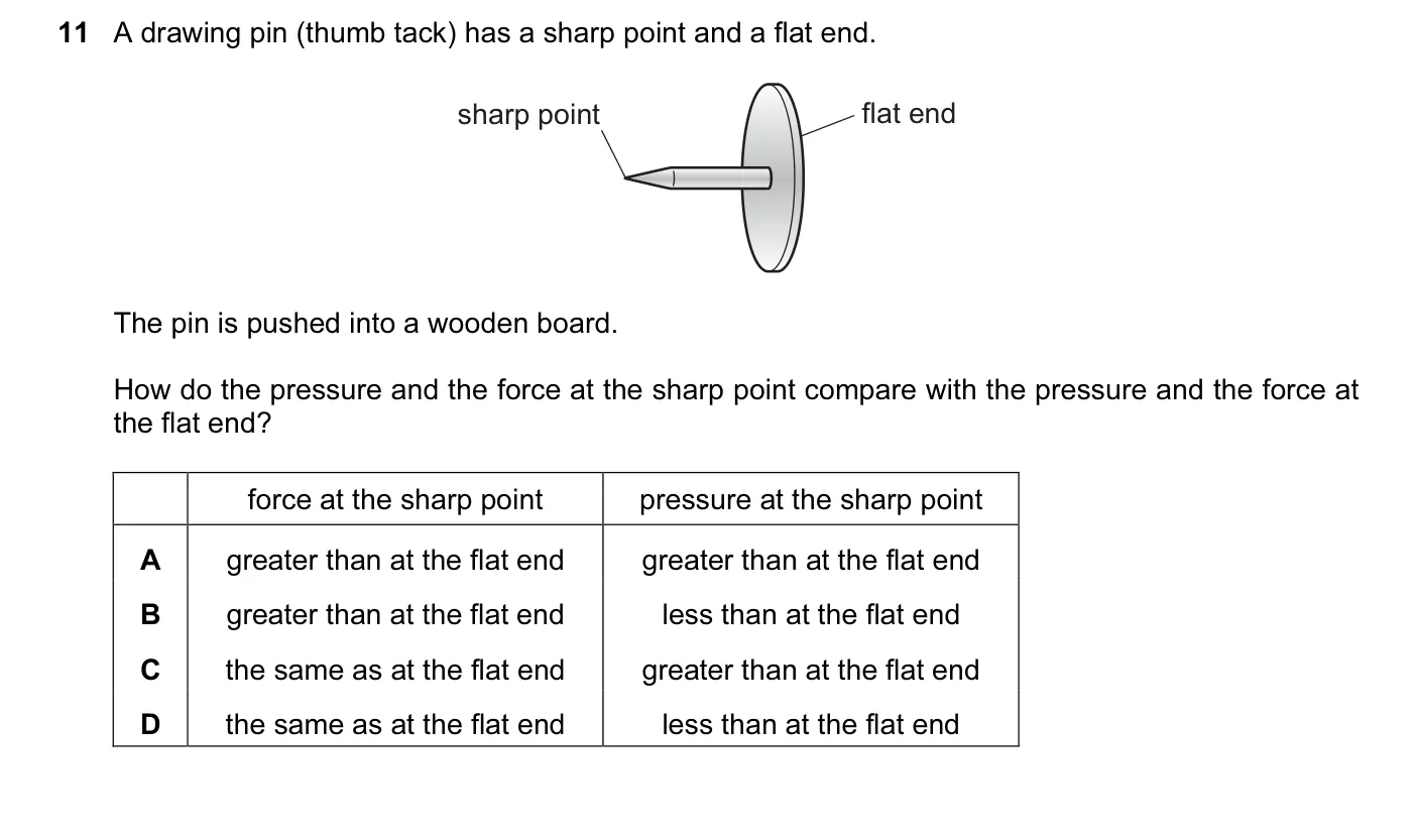 Question 11, November 2013, 0625 Paper 11