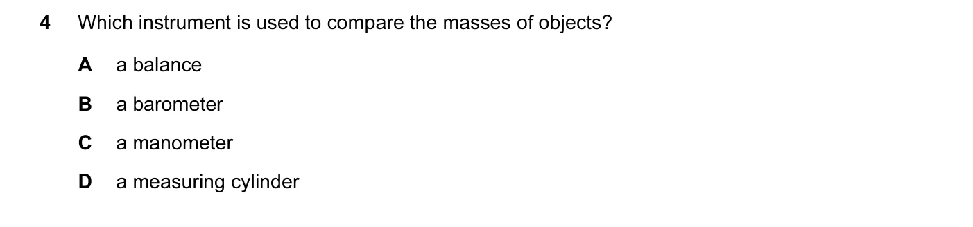 Question 4, June 2014, 0625 Paper 11