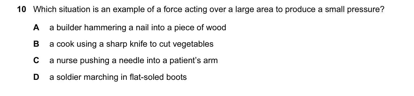 Question 10, June 2014, 0625 Paper 11