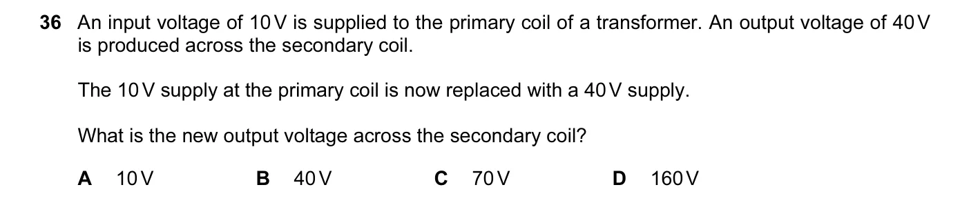 Question 36, June 2014, 0625 Paper 11