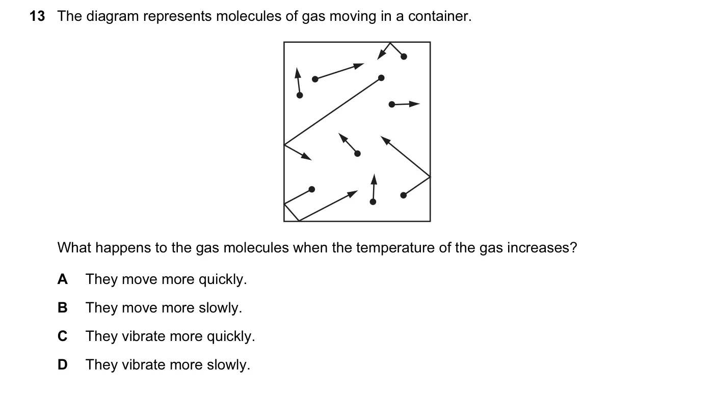 Question 13, June 2014, 0625 Paper 12
