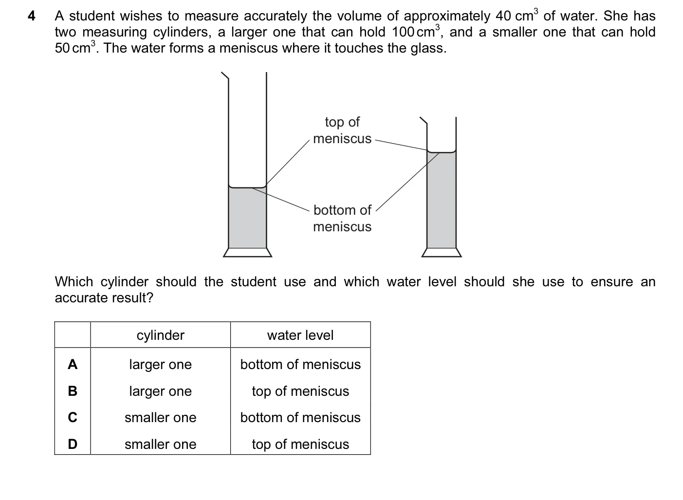 Question 4, June 2014, 0625 Paper 13