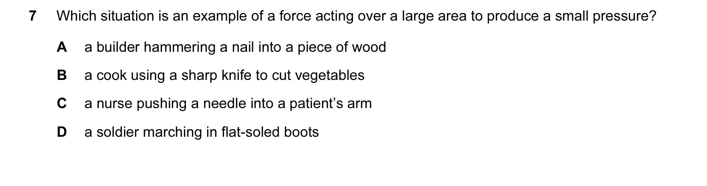 Question 7, June 2014, 0625 Paper 13