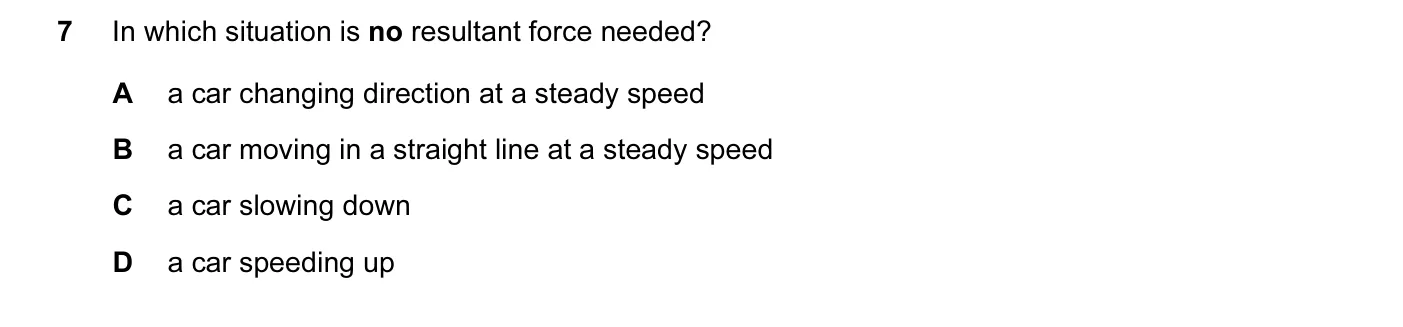 Question 7, November 2014, 0625 Paper 11