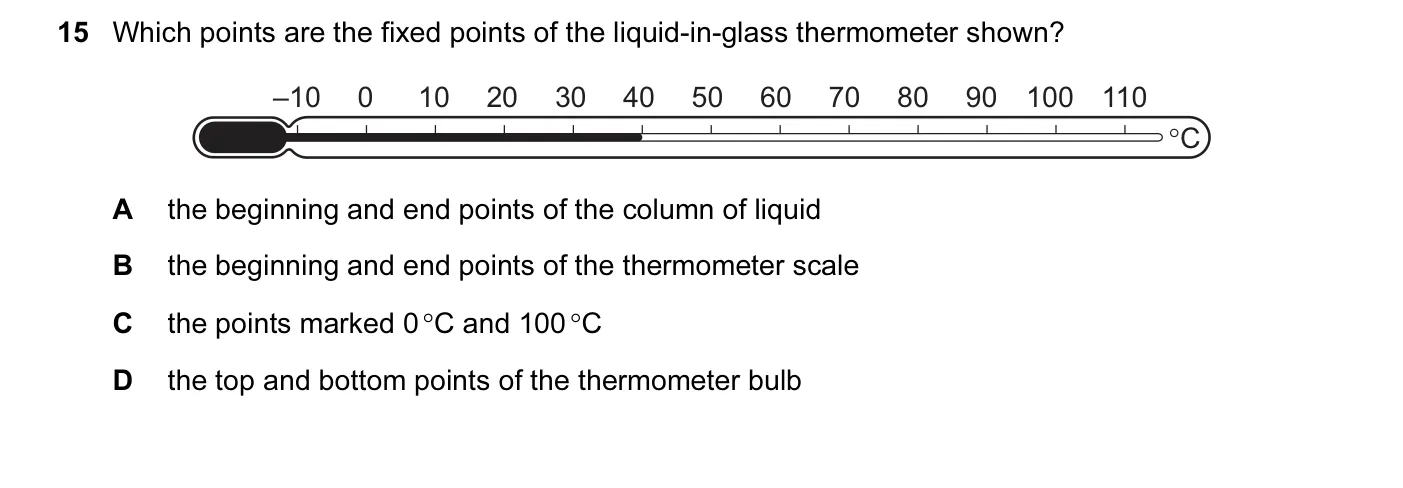 Question 15, November 2014, 0625 Paper 11