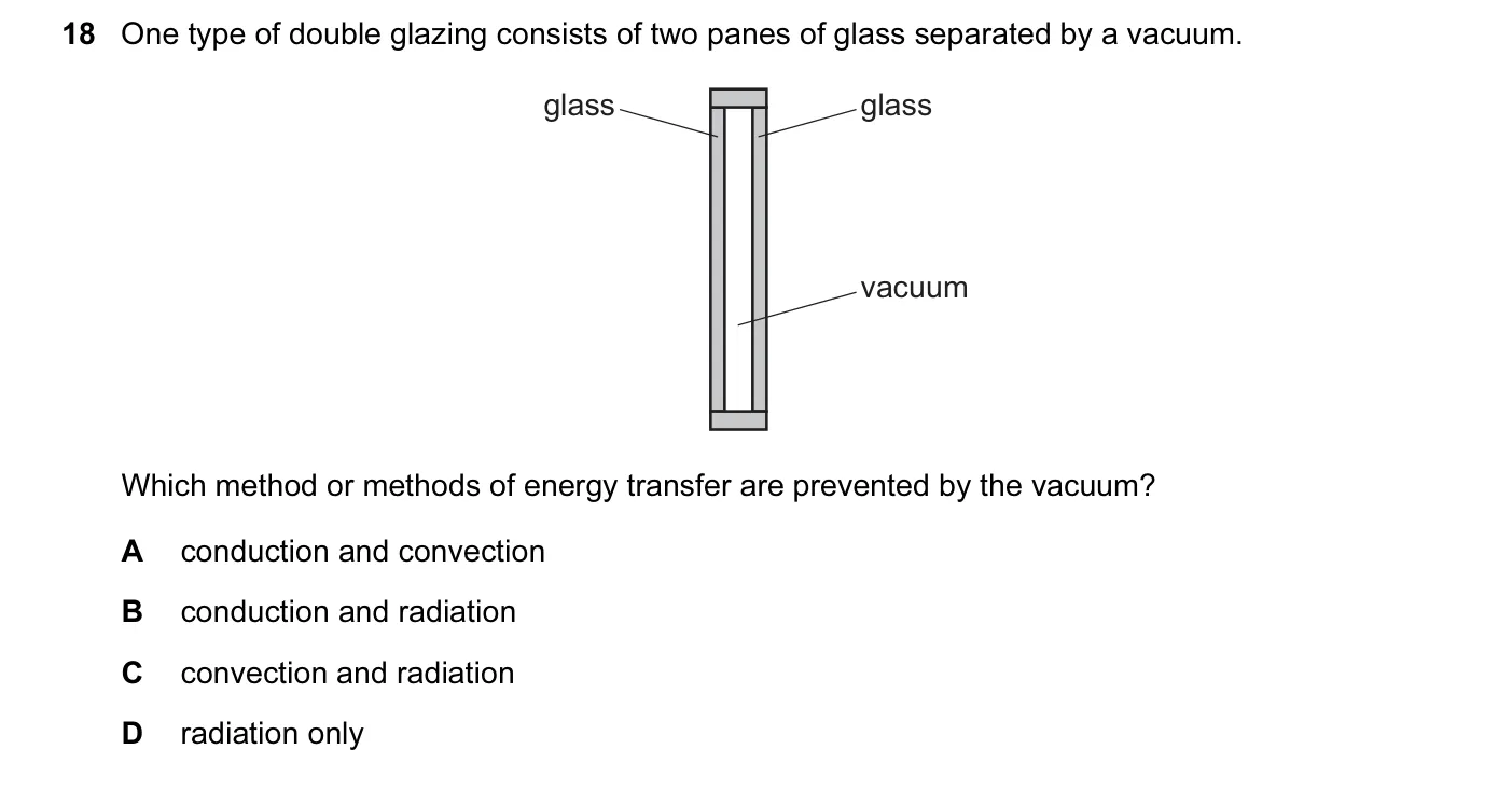 Question 18, November 2014, 0625 Paper 11