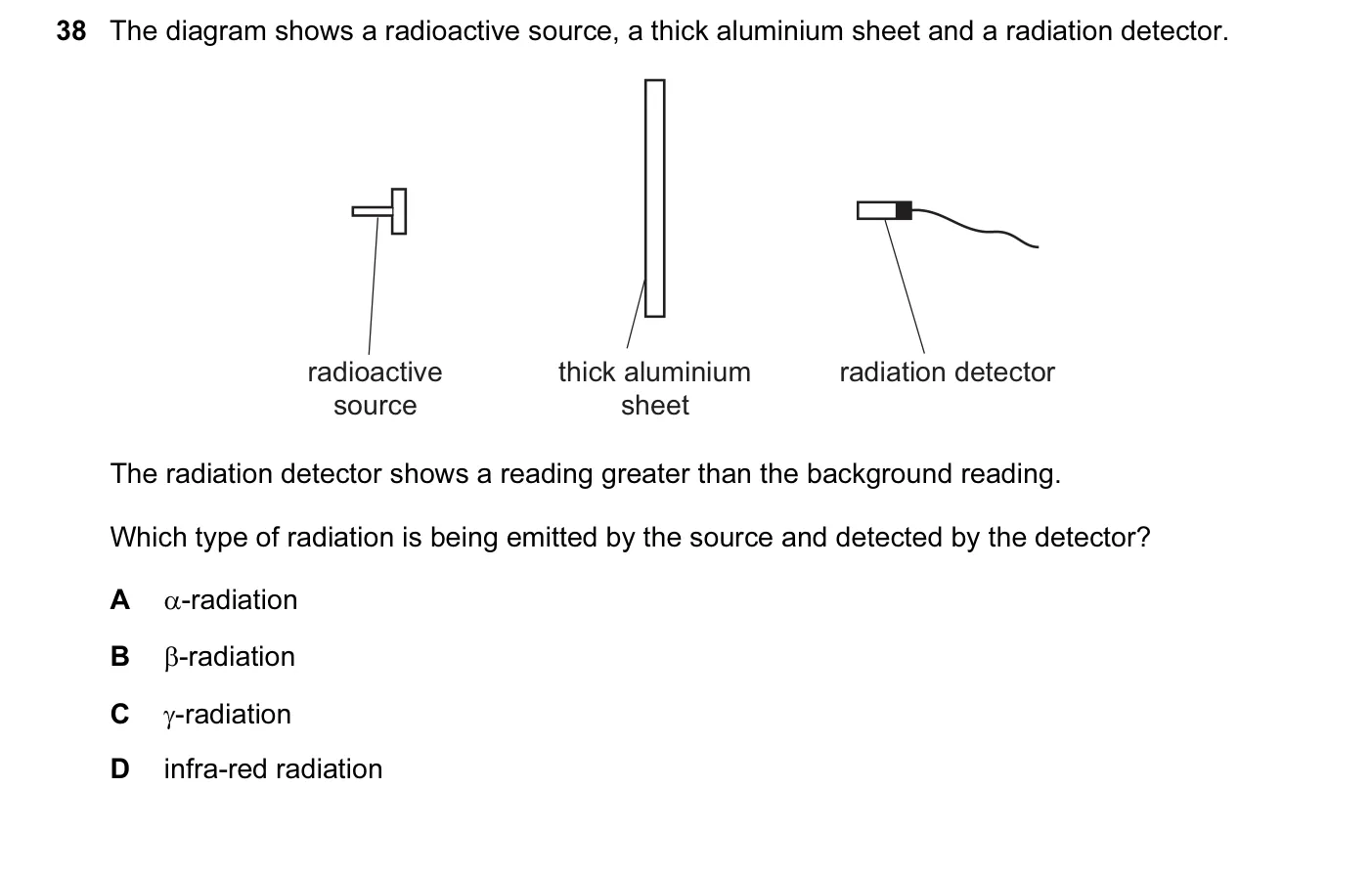 Question 38, November 2014, 0625 Paper 11