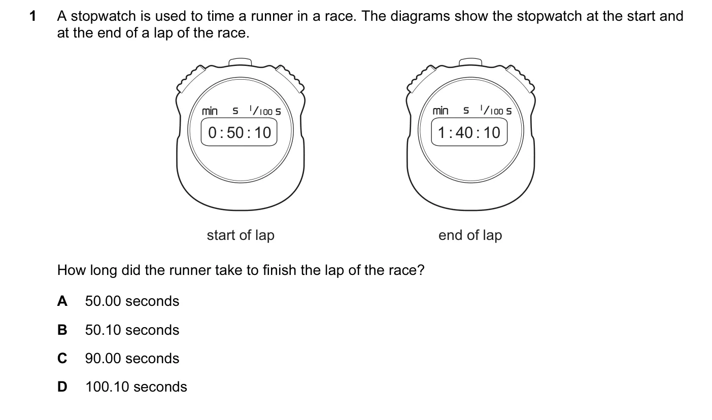 Question 1, November 2014, 0625 Paper 13