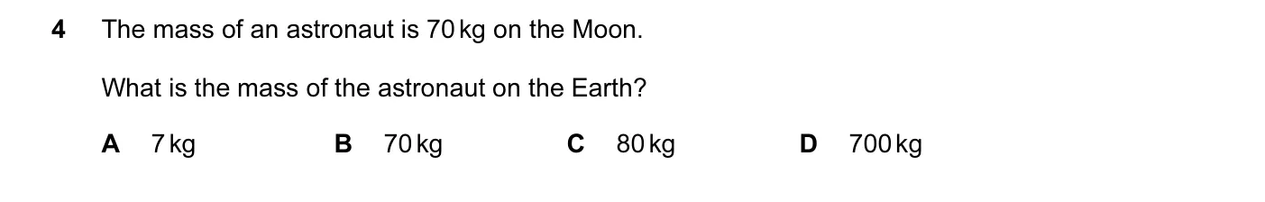 Question 4, November 2014, 0625 Paper 13