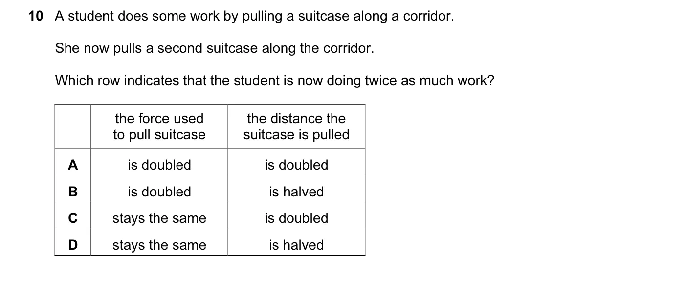 Question 10, November 2014, 0625 Paper 13