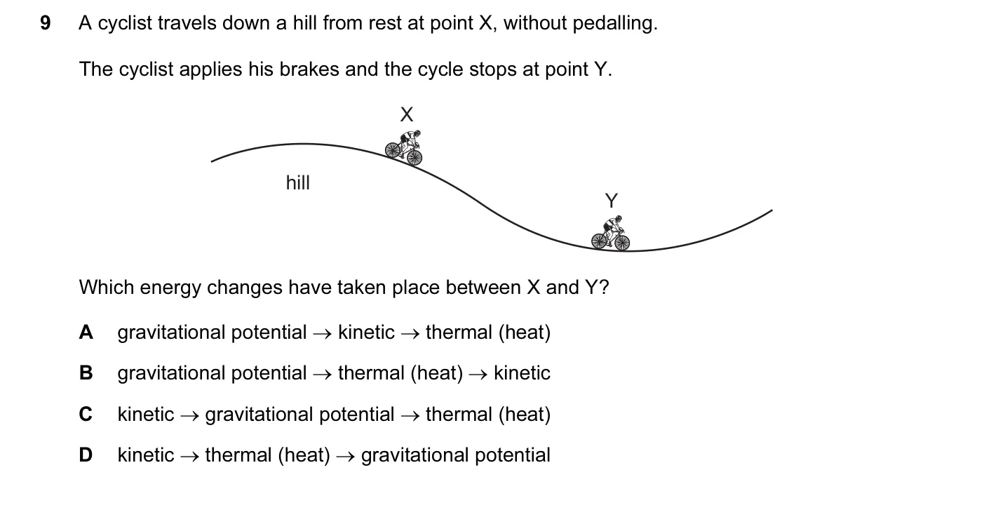 Question 9, June 2015, 0625 Paper 11
