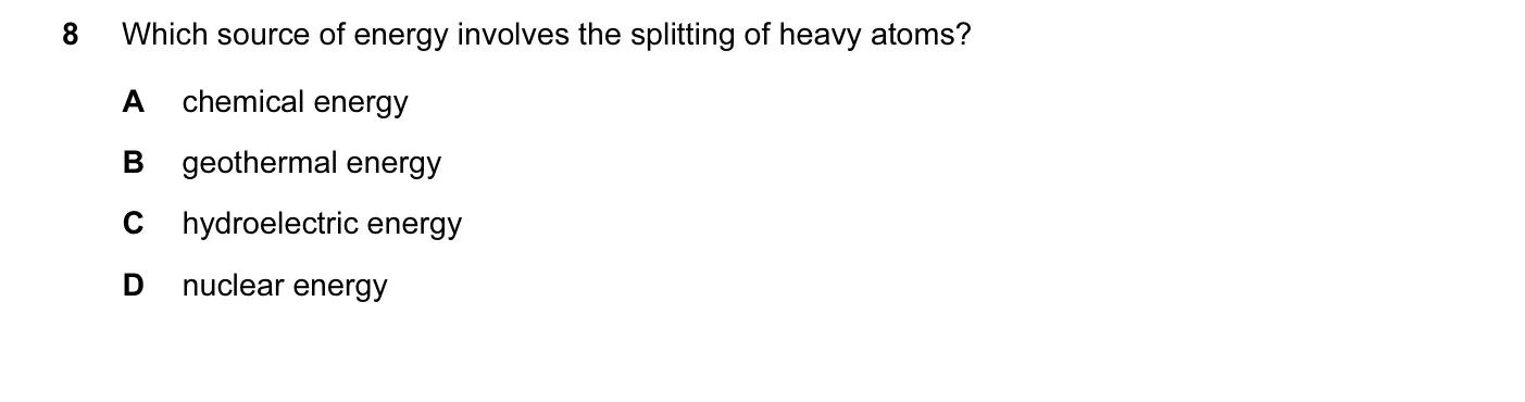 Question 8, June 2015, 0625 Paper 12