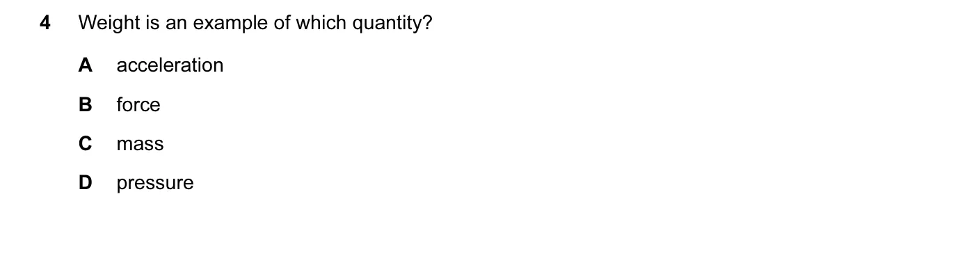 Question 4, June 2015, 0625 Paper 13