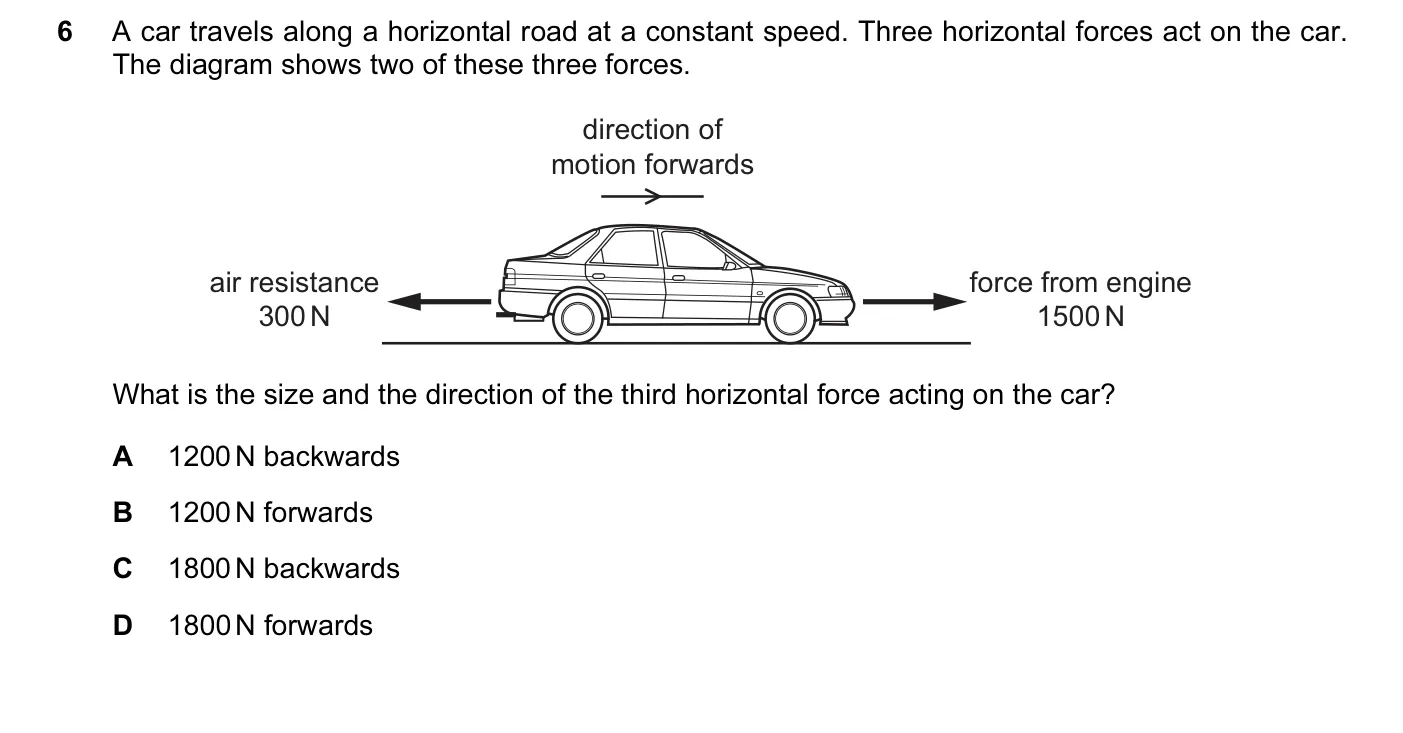 Question 6, June 2015, 0625 Paper 13