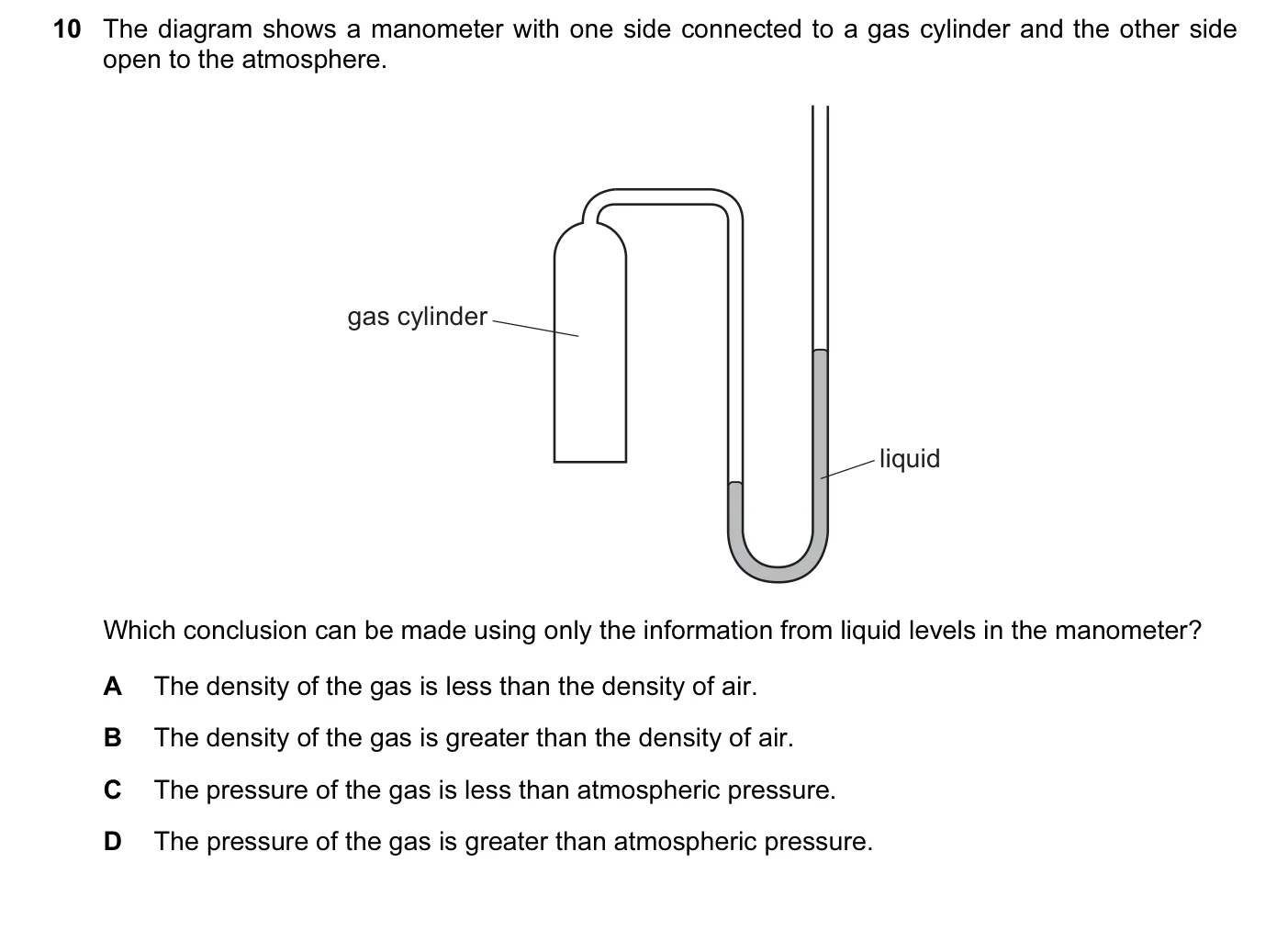 Question 10, June 2015, 0625 Paper 13