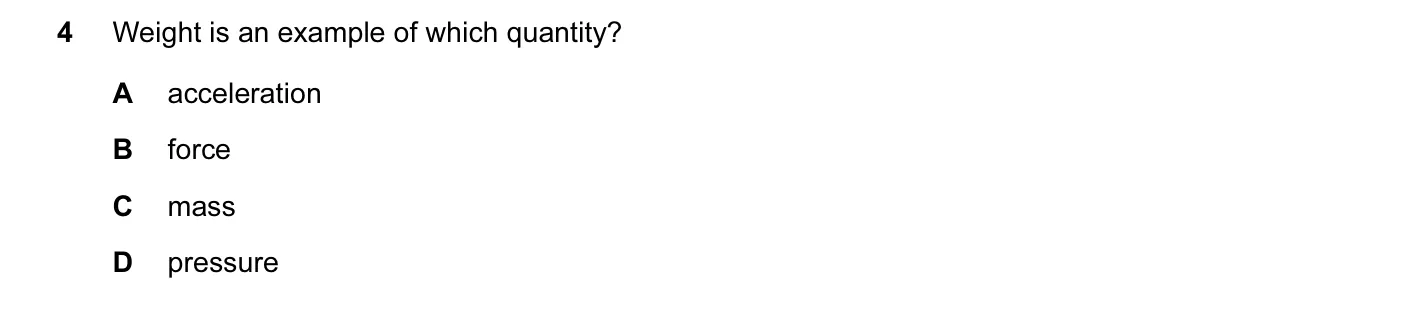 Question 4, June 2015, 0625 Paper 14