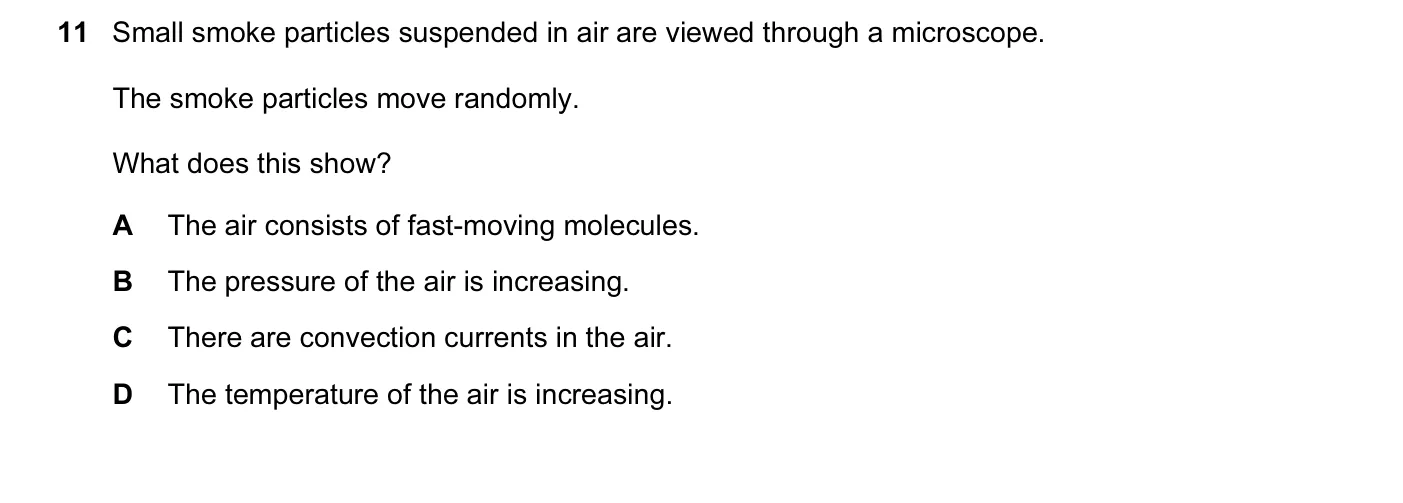 Question 11, June 2015, 0625 Paper 14