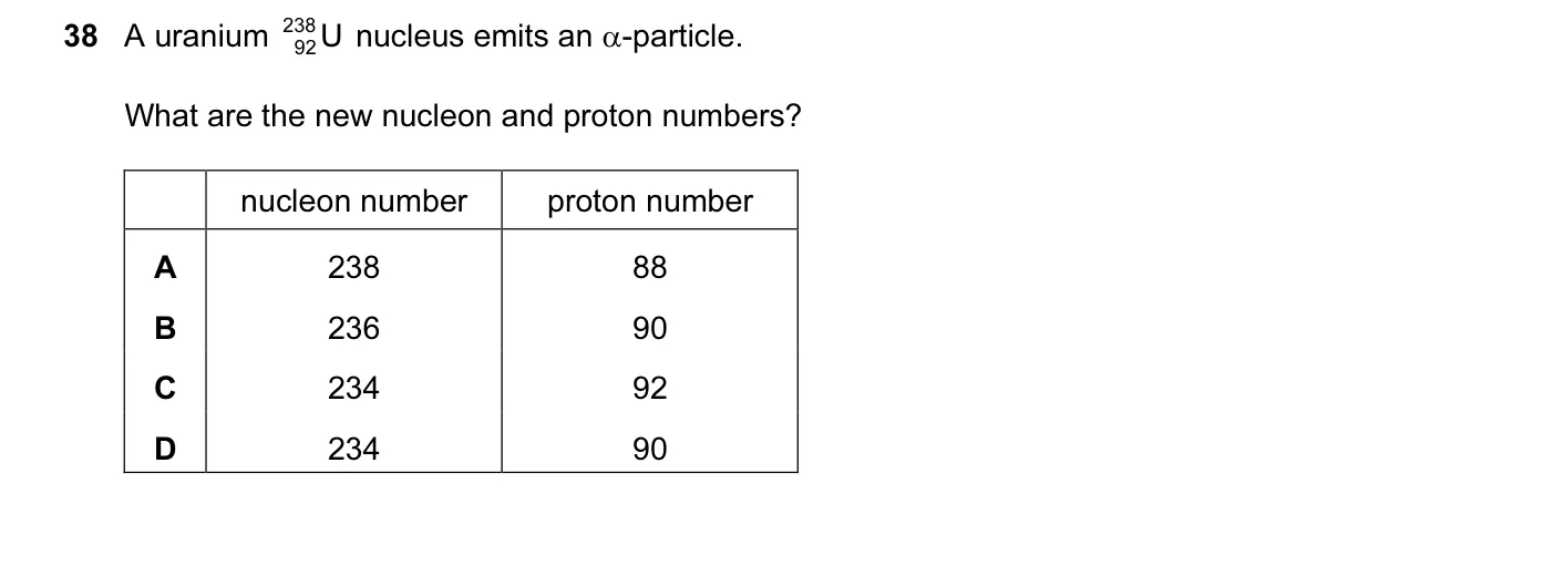 Question 38, June 2015, 0625 Paper 14