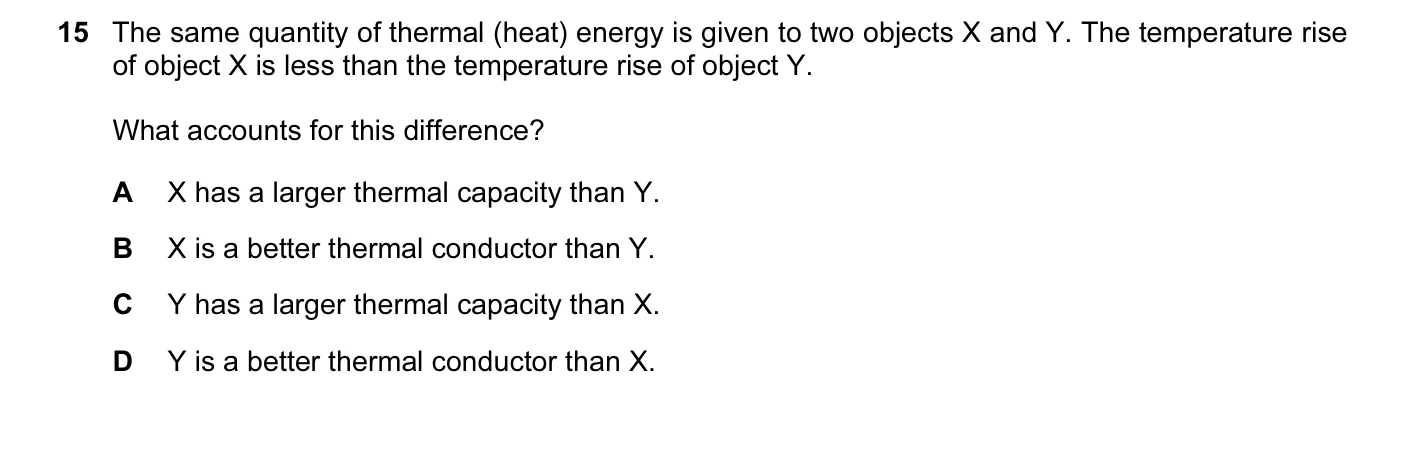 Question 15, November 2015, 0625 Paper 11
