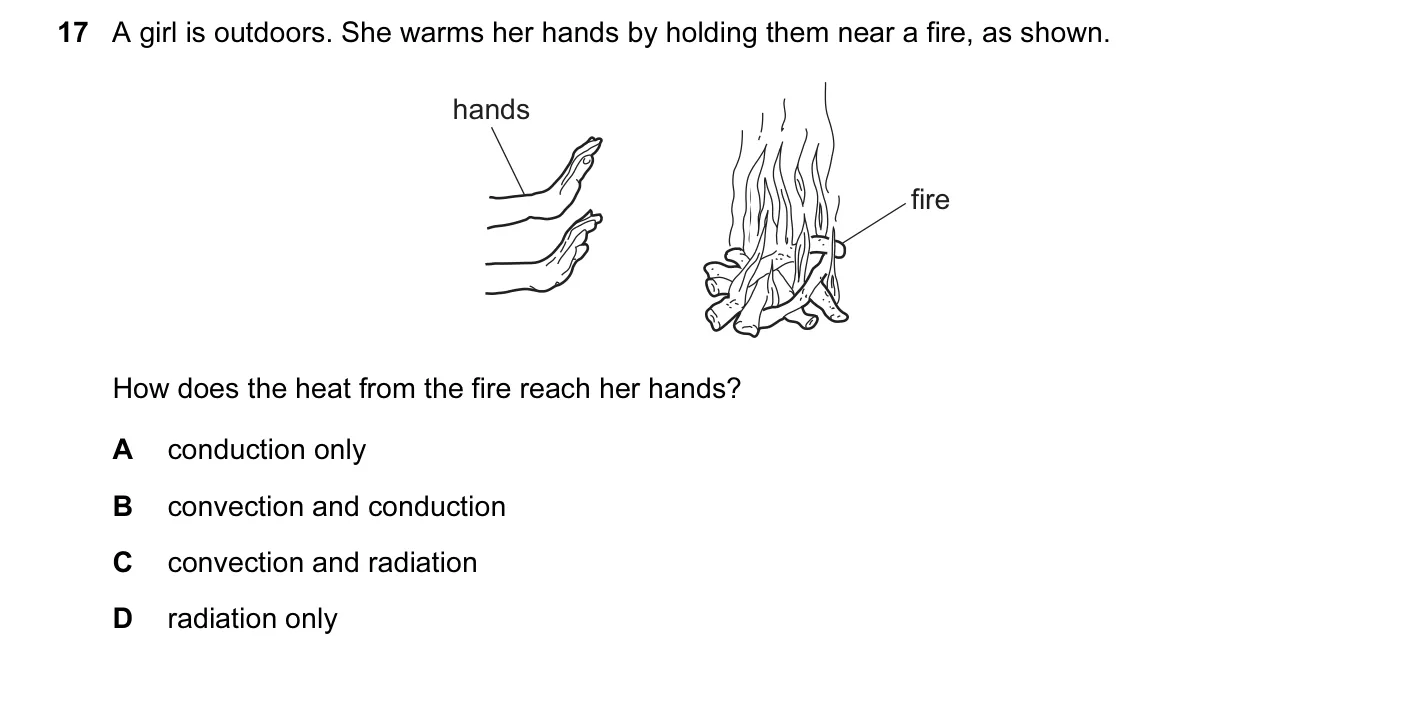 Question 17, November 2015, 0625 Paper 12