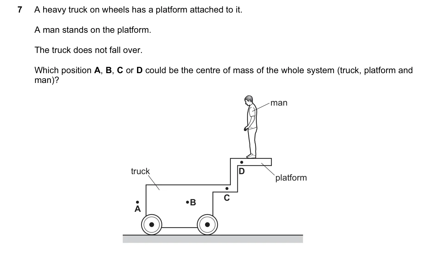 Question 7, November 2015, 0625 Paper 13