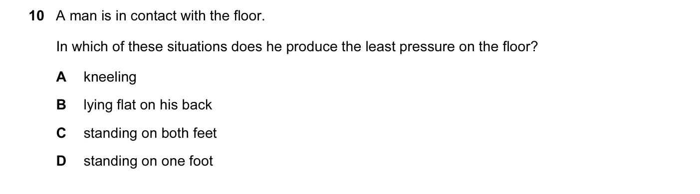 Question 10, November 2015, 0625 Paper 13