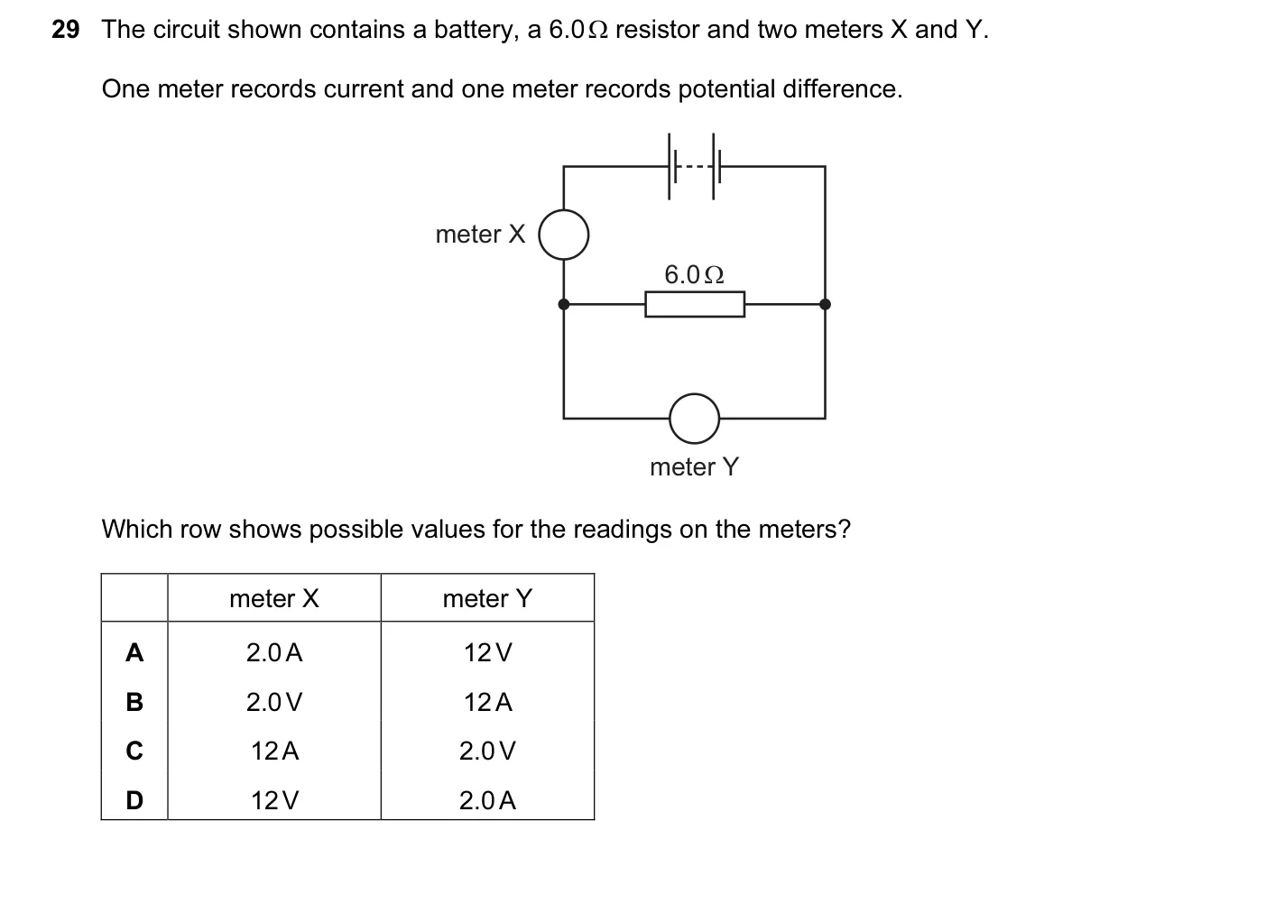 Question 29, November 2015, 0625 Paper 13