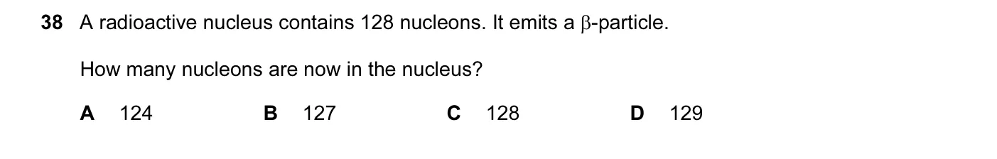 Question 38, November 2015, 0625 Paper 13