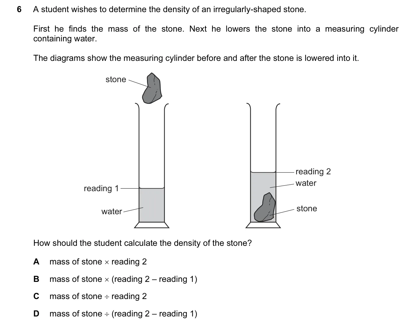 Question 6, June 2016, 0625 Paper 11