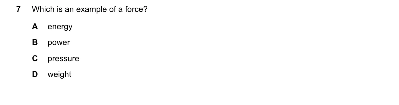 Question 7, June 2016, 0625 Paper 11