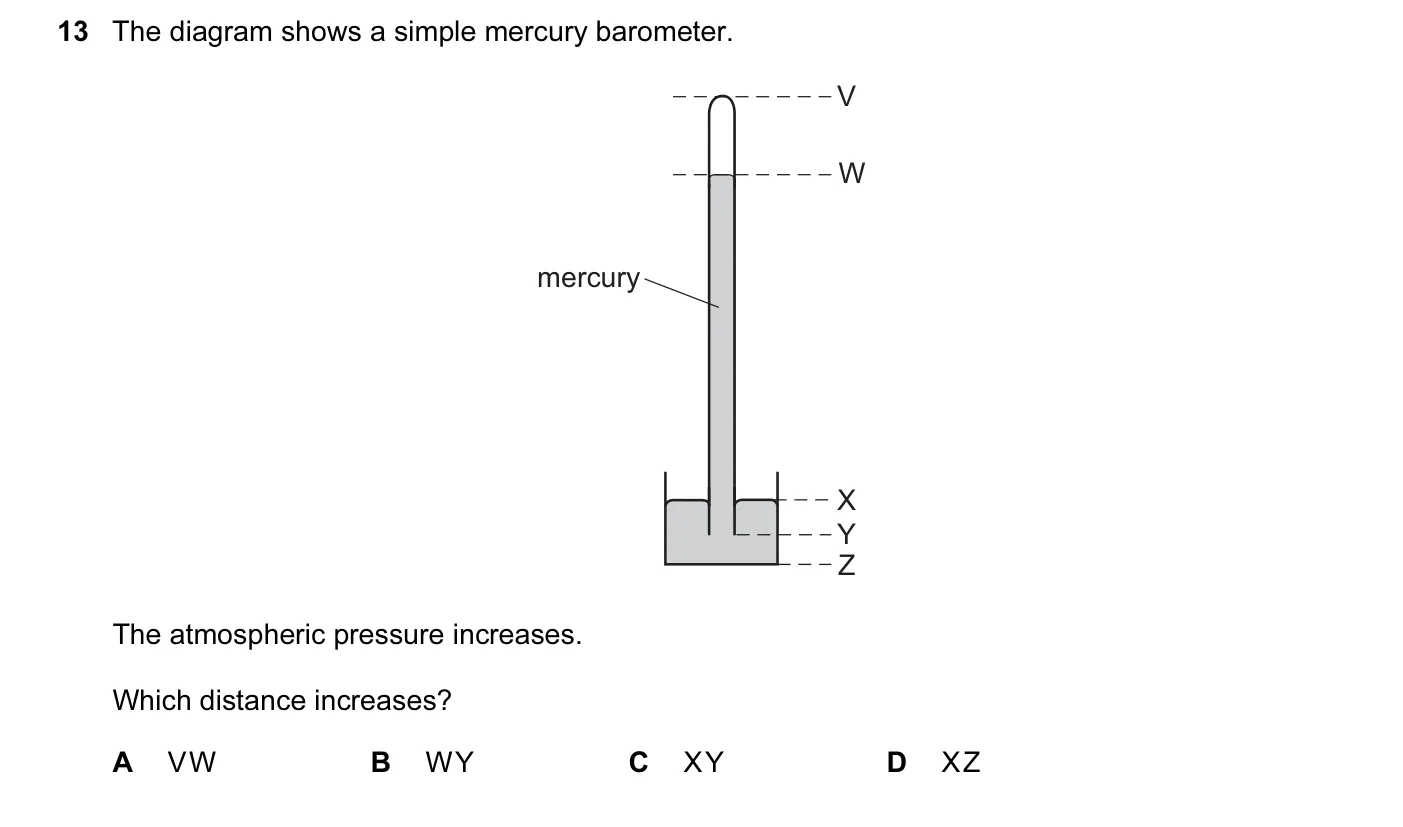 Question 13, June 2016, 0625 Paper 11