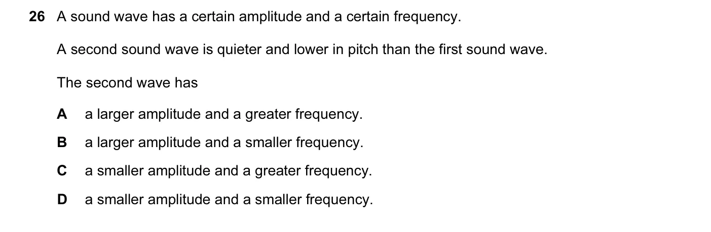 Question 26, June 2016, 0625 Paper 11